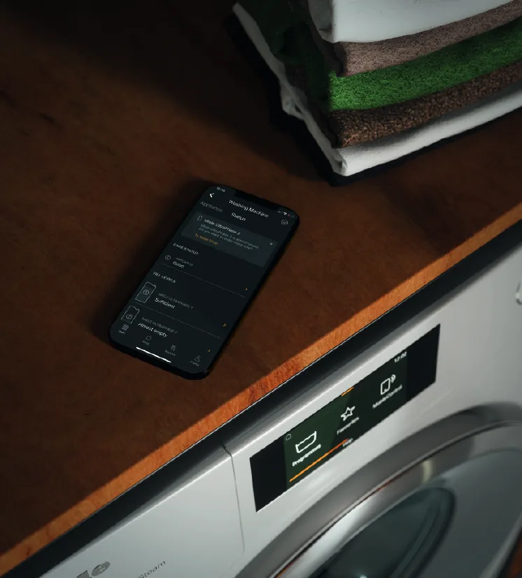 Miele@home приложение управление стиральной машиной со смартфона Wash2Dry