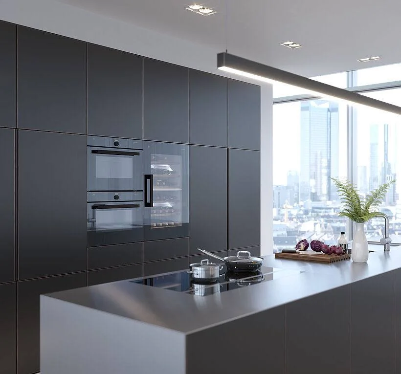 встраиваемая техника для кухни в шоуруме Pro Import - Miele, Bosch, Gaggenau в ТЦ Горбушка Москва, выбор встроенной техники