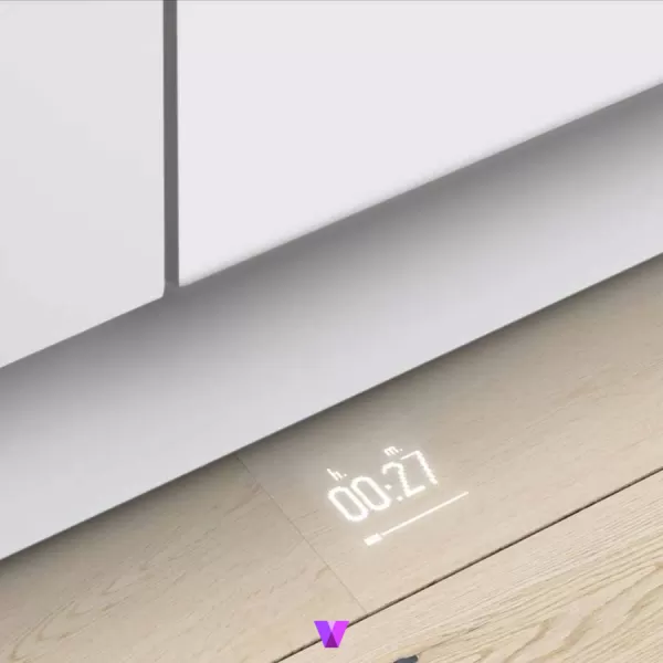 Проекция TimeLight на пол - индикатор остатка времени посудомоечной машины Bosch и Siemens