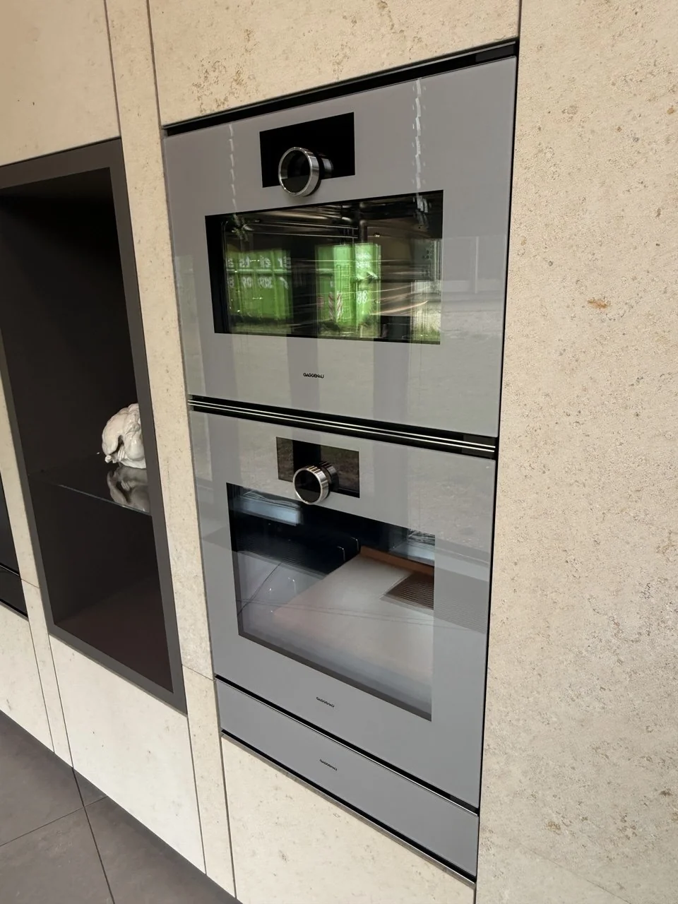 духовой шкаф Gaggenau Minimalistic Sterling серебристый купить в Москве