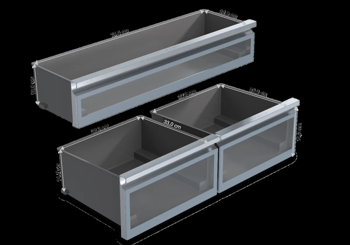 ящики MasterFresh встраиваемого холодильника Miele KFMC 3844 R