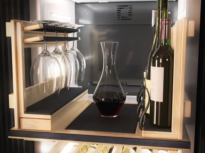 дегустационный модуль SommelierSet из бука винный шкаф Miele MasterCool KWT 2672 ViS
