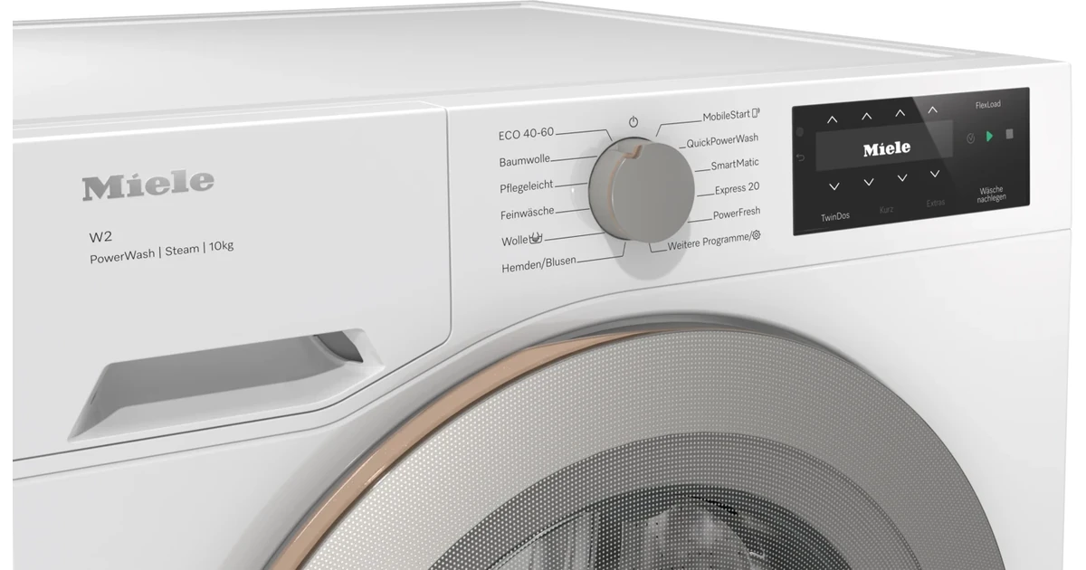 Стиральная машина 2026 Miele: новое поколение W2 с барабаном InfinityCare