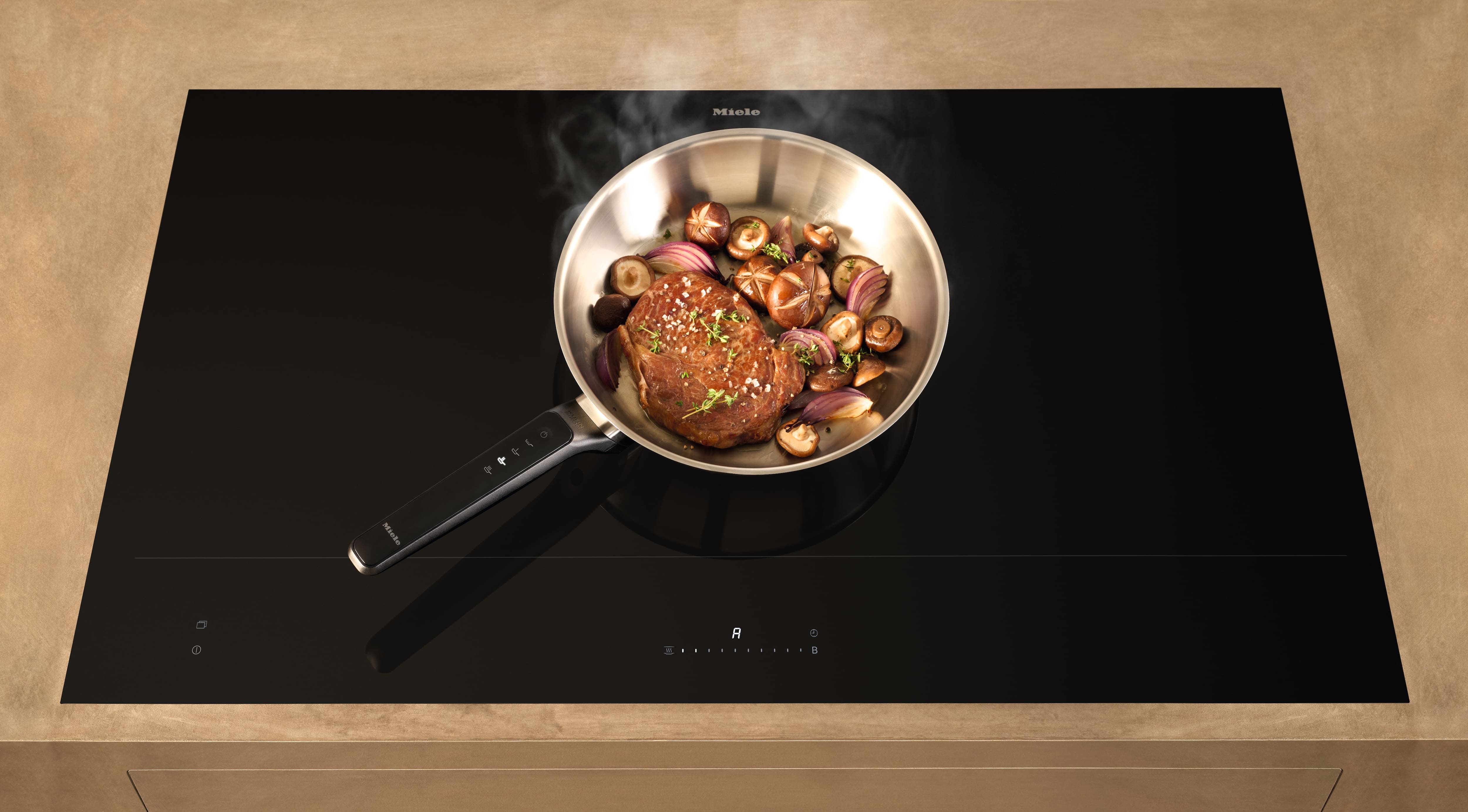 Сковорода 28 см из нержавеющей стали Miele KMBP 8428 Pure Steel