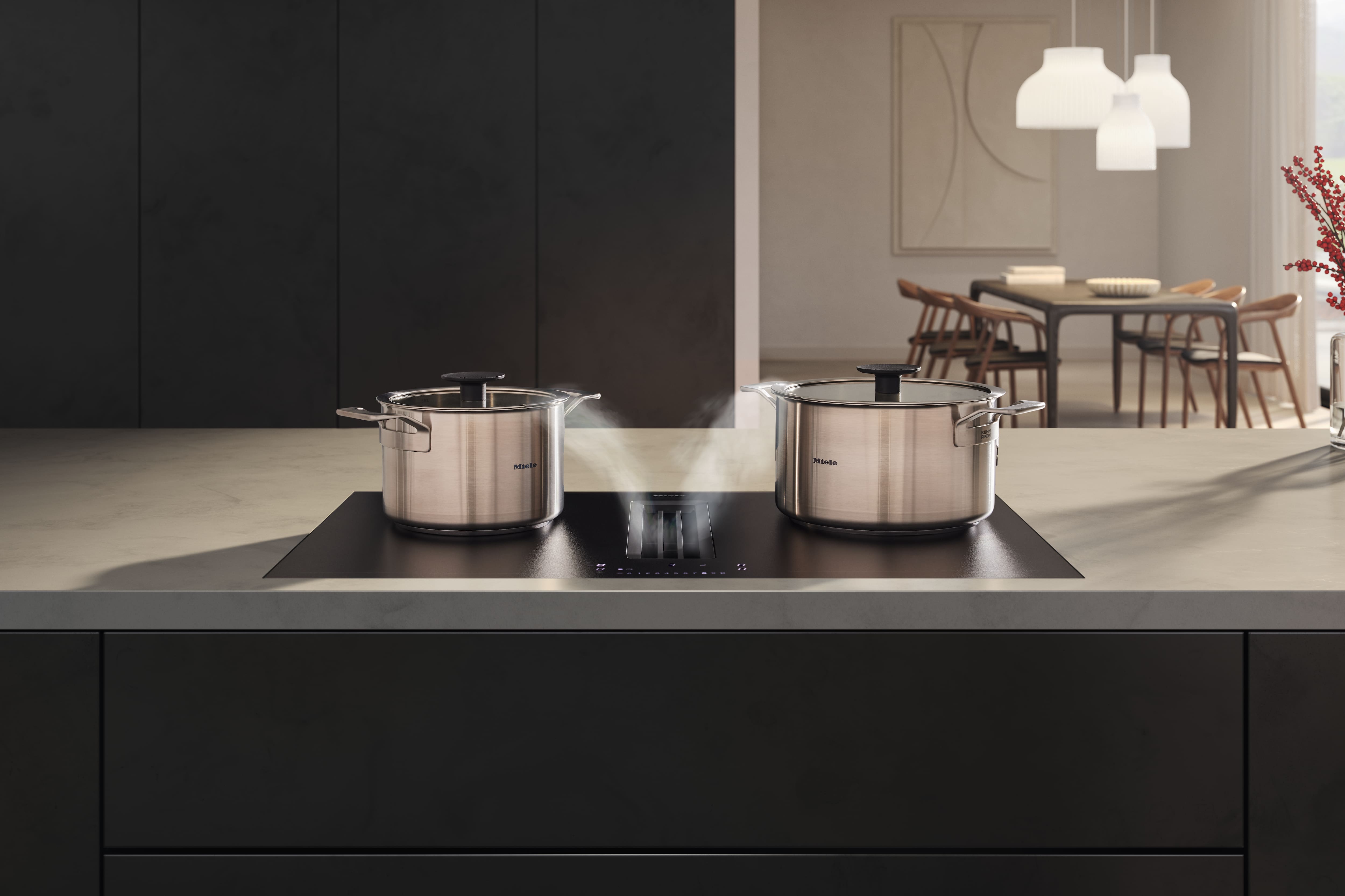 Крышка кастрюли Miele M Sense со специальным боковым пароотводом